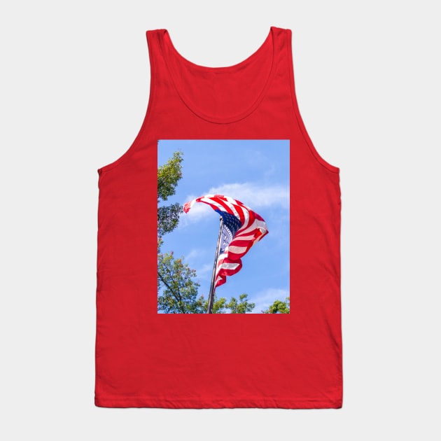 American Flag Tank Top by SafariByMarisa